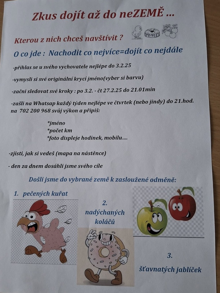 ZPRÁVY Z DOMOVA MLÁDEŽE – KROKOVÁ VÝZVA ZPRÁVY Z DOMOVA MLÁDEŽE – KROKOVÁ VÝZVA